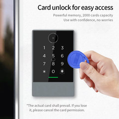 TTLOCK App Unlock IP67 Waterproof RFID Barcode Reader 2D QR Code Access Control