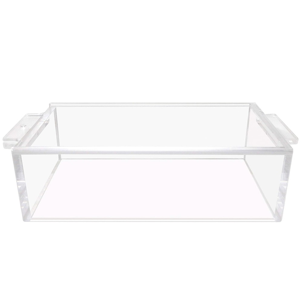 Nadex Coins Ncc1-1126 Clear Acrylic Cash Box With Slipping Cover (ncc11126)