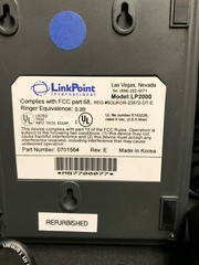 LinkPoint 2000 Card Service International LP2000 Credit Card POS Terminal