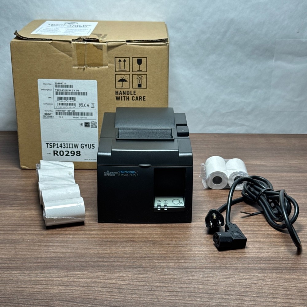 Star TSP100 Thermal POS Receipt Printer TSP143IIIL GYUS