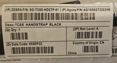Zebra TC8X Handstrap Black (SG-TC8X-HDSTP-01) for TC8000 TC8300 – Lot Of 210 New