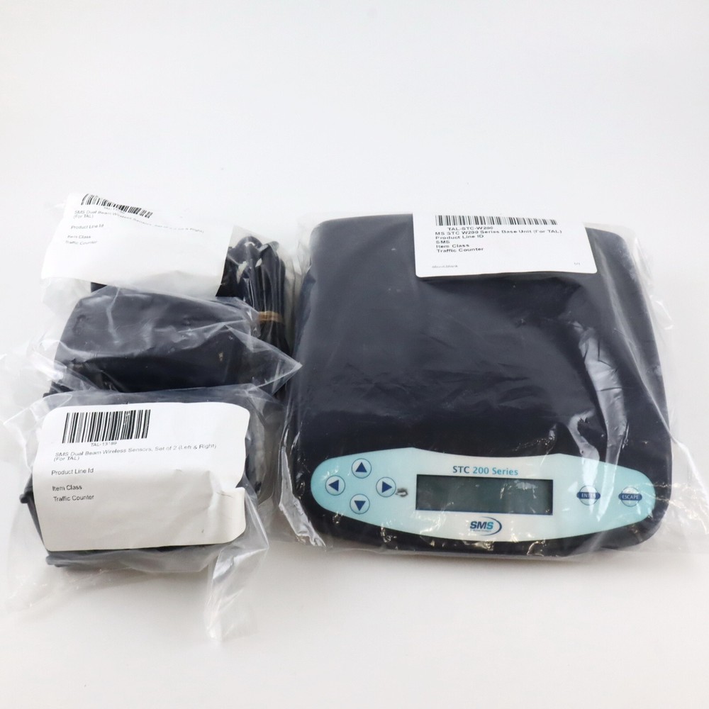 SMS STC 200 Series Model STC-W200 Store Traffic Counter w/ Wireless Sensors -NEW