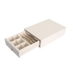 New Small Cash Drawer with RJ11 Interface 4 Bill 6 Coin Holders for POS System