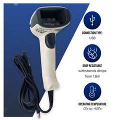 Honeywell Xenon 1900 Barcode Scanner 1900HHD-0 w/USB Cable – 1 YEAR WARRANTY! 🔥