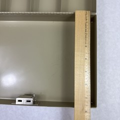 MMF Industries Steel Combination Lock Cash Box Beige *No Tray Included See Photo
