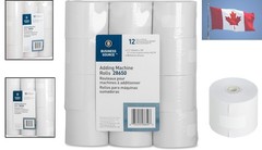 White 2.25 Inch x 150 Feet Receipt Paper – 12 Rolls for Businesses