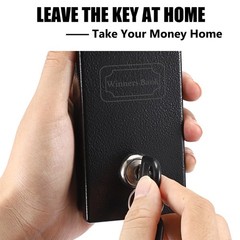Metal Casino Cash Box for Gamblers, Portable Mini Lockable Winners Bank with Mon