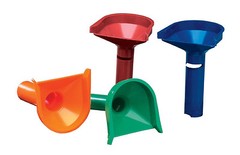 PM Company Color-Coded Coin Counting Tubes for Pennies Through Quarters (Set)