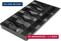 Cash Money Tray Replacement 5 Bill/ 4 Coin Drawer Register Insert Tray Storage C