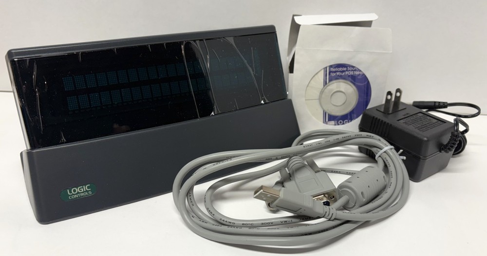 Logic Controls LT9000U-GY – Table Top Point of Sale Customer Display *NEW*
