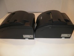 Lot of 2 EPSON TM-U220B M188B Kitchen /Bar POS Receipt Printer Ethernet w AC