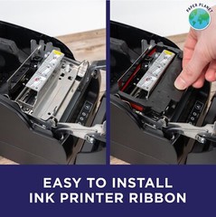 Red and Black Ink Printer Ribbons for Toast TKP300 Kitchen Printer by Paper P…