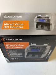 Carnation CR7 Mixed Value Bill Counter Tested Power supply and box