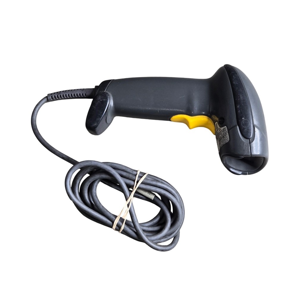 Zebra DS4208 Barcode Scanner Handheld Grey Yellow USB Wired Tested