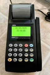 Lipman NURIT 3020 Terminal Credit Card Reader With Power Cord- WORKING