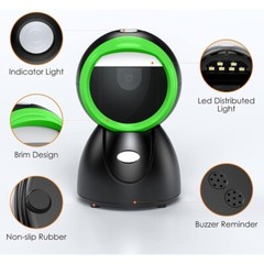 1D/2D/QR Desktop Barcode Scanner USB Hand-free 3Moudles Auto Code Reader POS PC