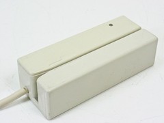 Magtek 21080201 3 Track MSR ID Magnetic Stripe Wedge Reader – Beige