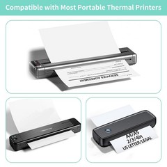 200 Sheets Thermal Printer Paper 8.5×11 Inch US Letter Folding Printing