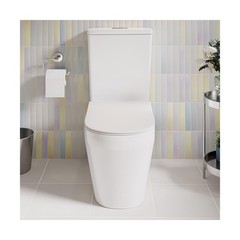 Lamarck Two-Piece Elongated Toilet Dual-Flush 1.1/1.6 gpf