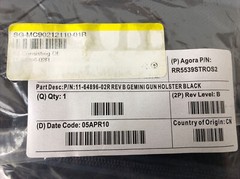 Gemini Argora SG-MC90212110-01R 11-64896-02R REV B Barcode Gun Holster (3804)