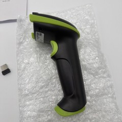 Tera Wireless Barcode Scanner 2.4GHz USB Wired 1D Laser Rechargeable Green