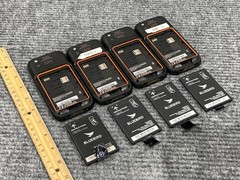 Lot of 4 Bluebird EF400 Mobile Devices w/ BAT-EF400 Batteries
