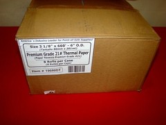 3 1/8″ X 660′ 6″ O.D. Premium Grade 21# Thermal Paper 1″ Solid Wall Core 8 Rolls