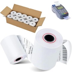 3-1/8″ x 230′ Thermal Paper Receipt Rolls White 10 Rolls POS Cash Register Tape