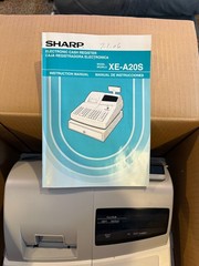 Sharp XE-A20S Electronic Cash Register With 4 Keys / Excellent Condition