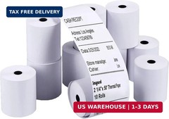 Jayard 2-1/4inch*50ft Thermal Paper Rolls For Credit Card – Cash Register Rolls