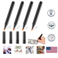 Quick and Portable 4-Pack Money Checker Pens for Detecting Counterfeit Currency