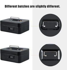 Secure and Lightweight Cash Box with Removable Tray – Multiple Colors Available