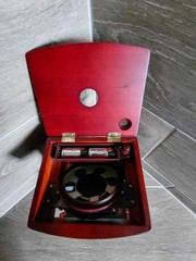 VTG MAGNIF Deluxe Coin Sorter/Battery Operated/Cherry wood finish