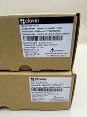 CLOVER FLEX C403 HANDHELD POS WIRELESS WIFI CREDIT CARD PROCESS TERMINAL + K400
