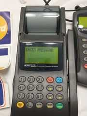Lipman Nurit 3020 & 292 POS EDC Terminal Credit Card Reader Receipt Printer ASIS
