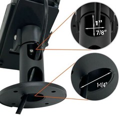 Hilipro Stand for Ingenico iPP320/350 – Sturdy Metal – 4.7″ Tall – Swivel and