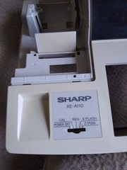 Sharp XE-A110 Electronic Cash Register Parts:Main Top Plastic Shell Cover