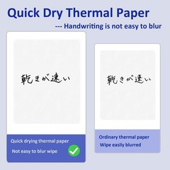 100 Sheets US Letter Size Thermal Paper, 8.5 x 11 Inch Thermal Printer Paper …