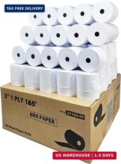 (40 Rolls) 3″ x 165′ 1 Ply Bond (Non -Thermal) Made in USA STAR SP 700 Kitchen P