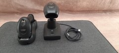 Lot of 2 Symbol DS6878-SR Barcode Scanners w/ Cradles 1 USB Cable