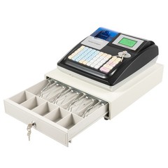 Square POS Terminal Cash Register Complete W/ Printer, And Cash Drawer, 48 Keys