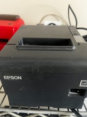 Epson TMT88V Thermal Receipt Printer, Power Cord, & Pin Connector Cord