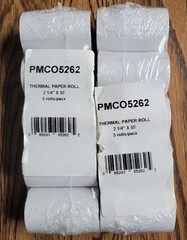 10 Rolls 2 1/4″ 55’ Credit Card POS Receipt Thermal Paper PMCO5262