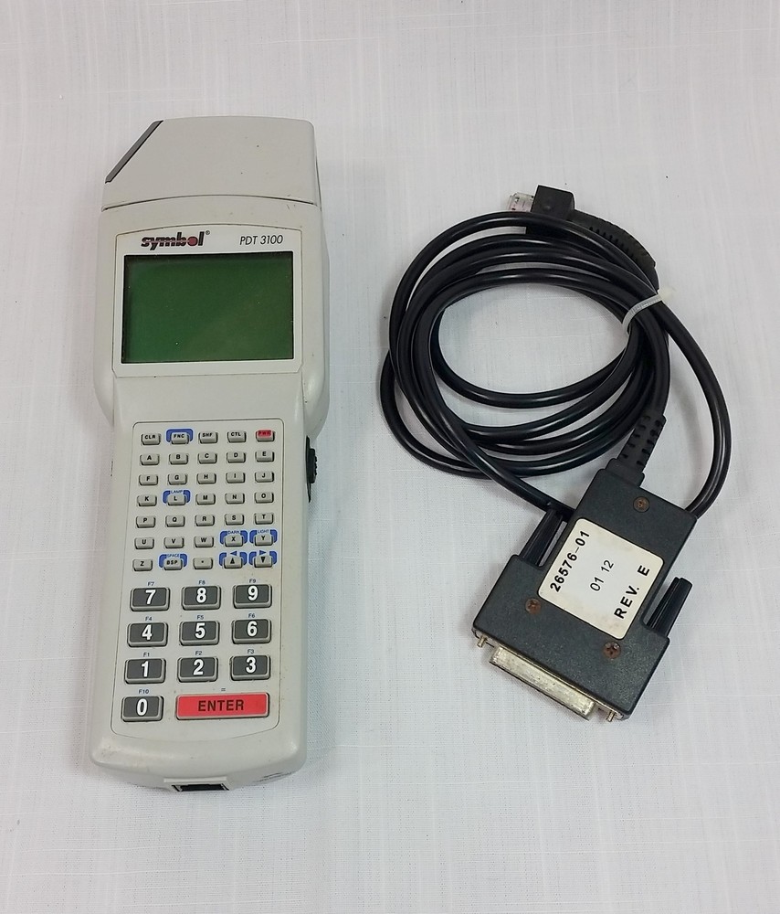 Symbol PDT 3100 S0814020 Wireless Barcode Scanner with data cable Works