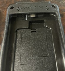 Socket Mobile DuraSled DS840 with Charging Dock Barcode Scanner CX3844-2824 Open