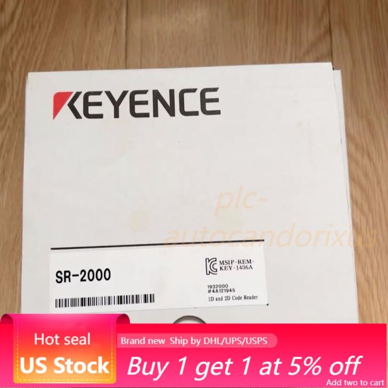 1PC New Keyence SR-2000 1D 2D Barcode Reader Scanner Vision SR2000 US Free TAX