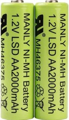Socket Mobile AC4147-1905 AA NiMH Battery SocketScan S700/S730/S740 20 Batteries