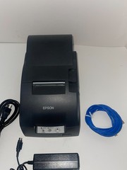 EPSON TM-U220A M188A Dot Matrix POS Receipt Printer USB w Journal Slightly Used