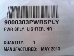 Honeywell LXE 9000303PWRSPLY 12V Vehicle Power Car Adapter for MX7 Tecton & MX3