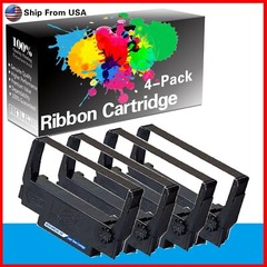 4PCS Purple Compatible ERC30 ERC-30 34 38 Ribbon for M63-UA